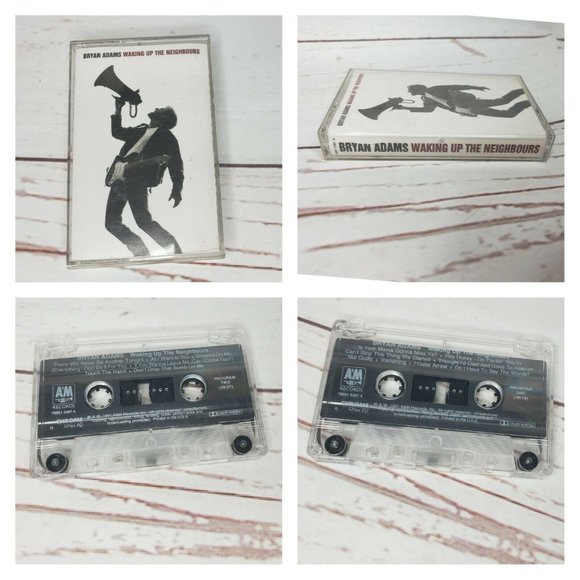 Bryan Adams Waking Up The Neighbors Cassette Tape Tested - Picture 3 of 6